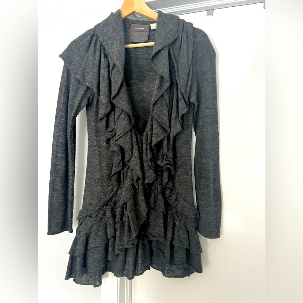 Anthropologie Merino Wool Boutique Cardigan Sweater